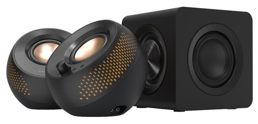 Creative Pebble X Plus Altoparlanti 2.1 USB-C con Subwoofer, Illuminazione RGB e Bluetooth 5.3