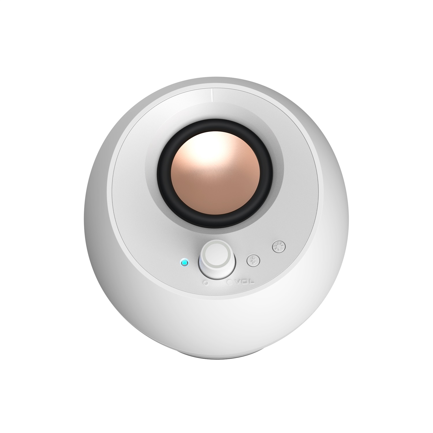 Creative Pebble Pro - Altoparlanti per PC 2.0 USB-C e Bluetooth 5.3 con Illuminazione RGB Personalizzabile