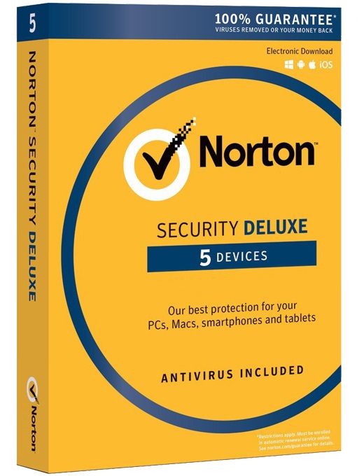 Norton Security Deluxe 3.0 - Protezione Antivirus Completa per 3 Dispositivi - 12 Mesi