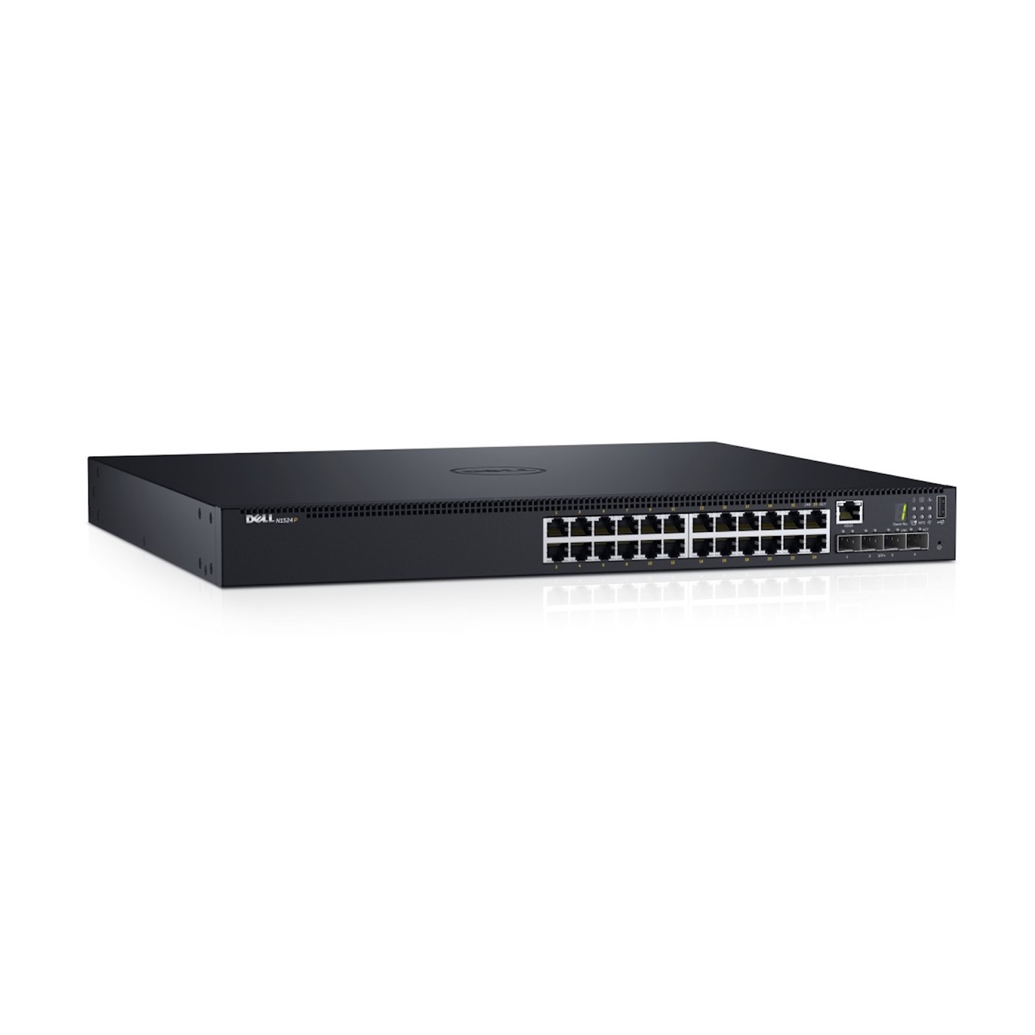 DELL N1524P Switch di rete Gestito L3 24 Porte Gigabit Ethernet (10/100/1000) con Supporto Power over Ethernet (PoE) 1U Nero