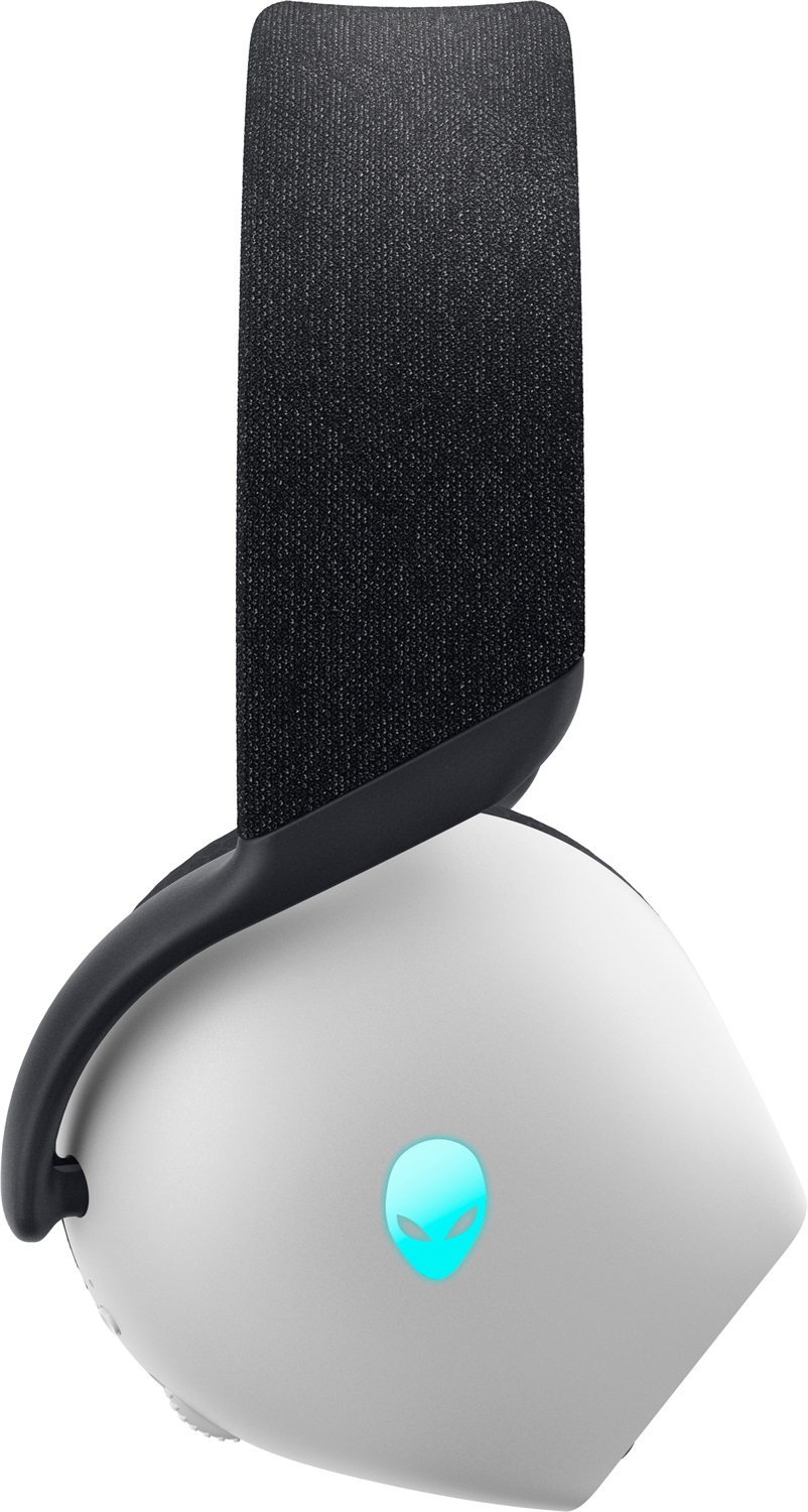 Alienware AW725H Auricolare Gaming Tri-Mode Wireless - Con cavo e Bluetooth, Frequenza 20-40000 Hz, Range Wireless 30 m, Colore Nero e Bianco