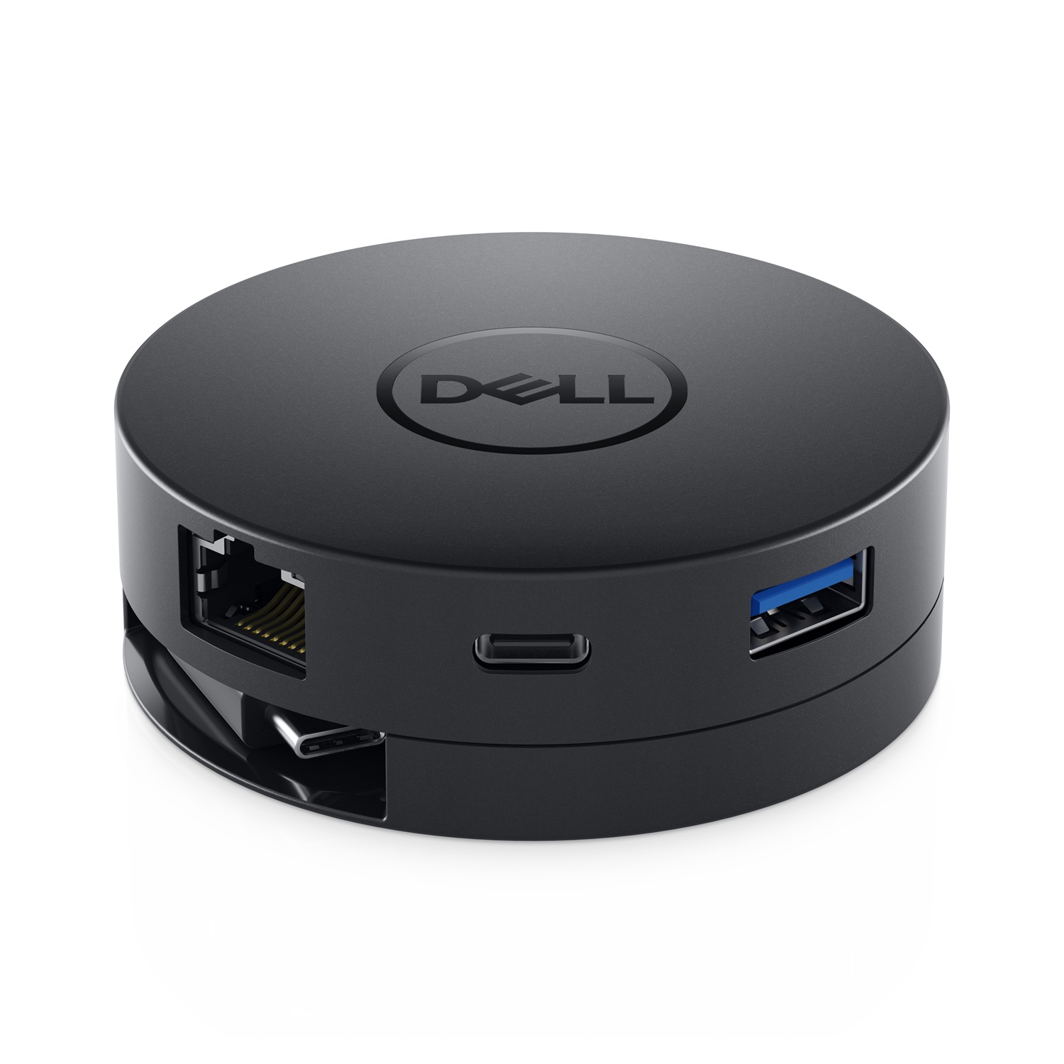 DELL DA300 Cablato USB 3.2 Gen 2 (3.1 Gen 2) Type-C Nero - Mobile Adapter con USB Tipo A e supporto Ethernet