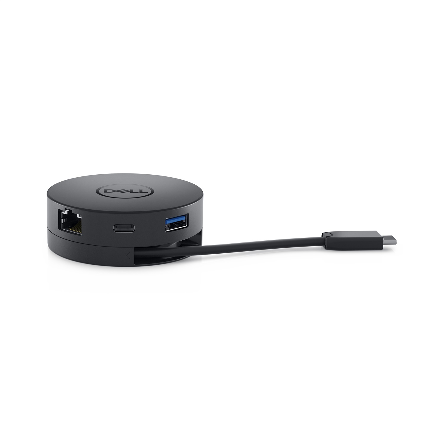 DELL DA300 Cablato USB 3.2 Gen 2 (3.1 Gen 2) Type-C Nero - Mobile Adapter con USB Tipo A e supporto Ethernet