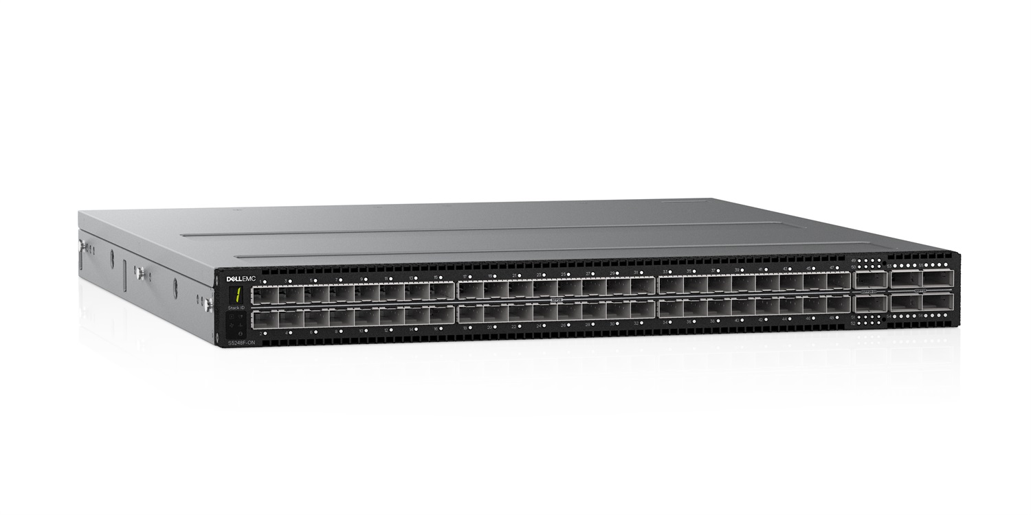 DELL S-Series S5248F-ON Interruttore Gestito L2/L3 1U Nero con 100 Gigabit Ethernet