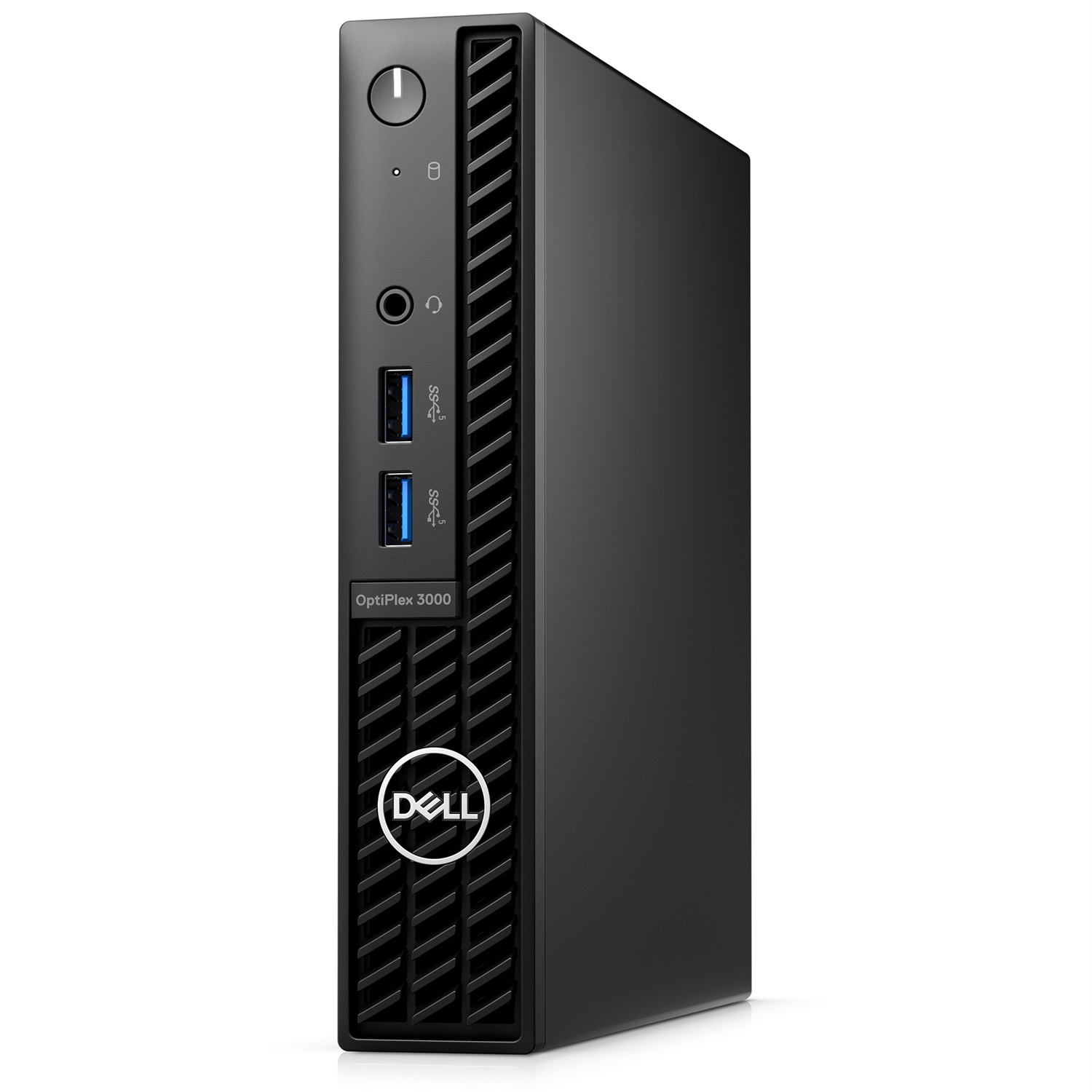 DELL OptiPlex 3000 Mini PC - Intel® Core™ i5-12500T, 8 GB DDR4, 256 GB SSD, Windows 10 Pro, Nero