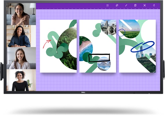 DELL P5524QT Pannello Piatto Interattivo 55