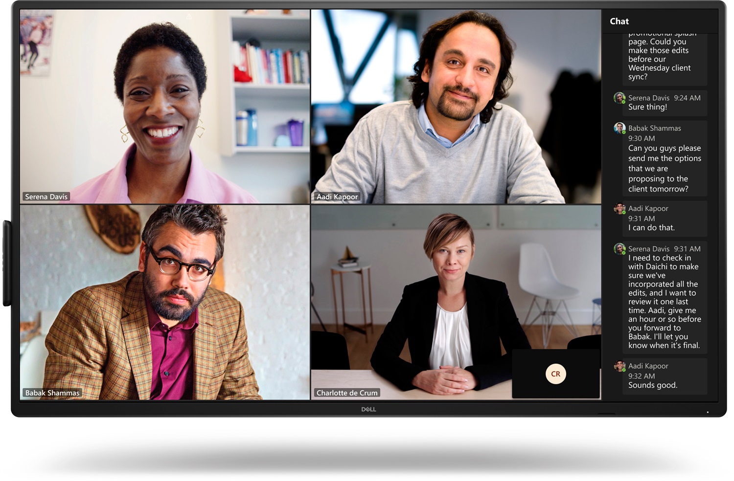 DELL P5525QC Monitor 4K Ultra HD 55