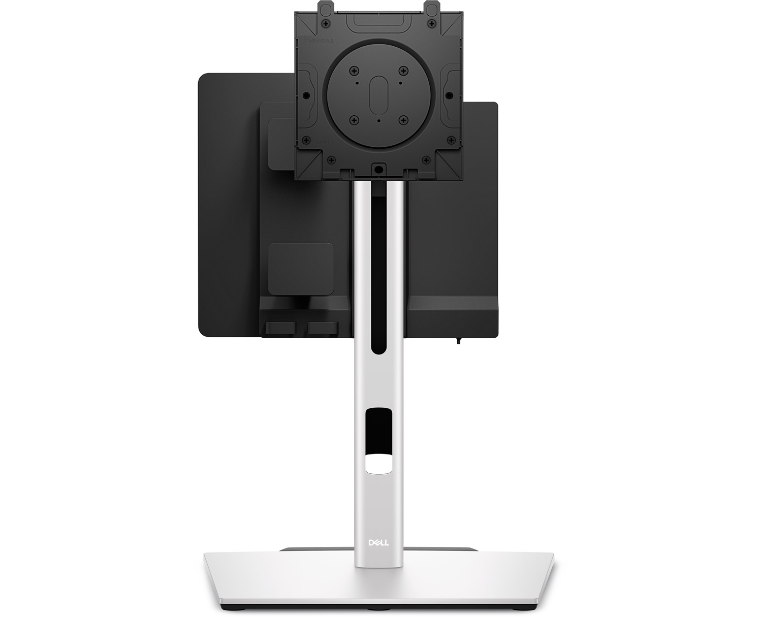 DELL CFS25 Supporto da Tavolo per TV a Schermo Piatto 68,6 cm (27') - Argento, Capacità fino a 5,8 kg