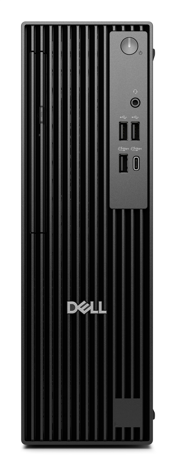 DELL Pro QCS1250 - PC Desktop Slim Nero con Intel Core Ultra 7 265, 16 GB RAM DDR5 e 512 GB SSD, Windows 11 Pro