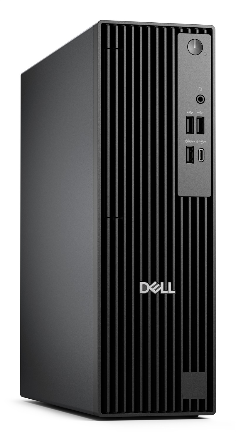 DELL Pro QCS1250 - PC Desktop Slim Nero con Intel Core Ultra 7 265, 16 GB RAM DDR5 e 512 GB SSD, Windows 11 Pro