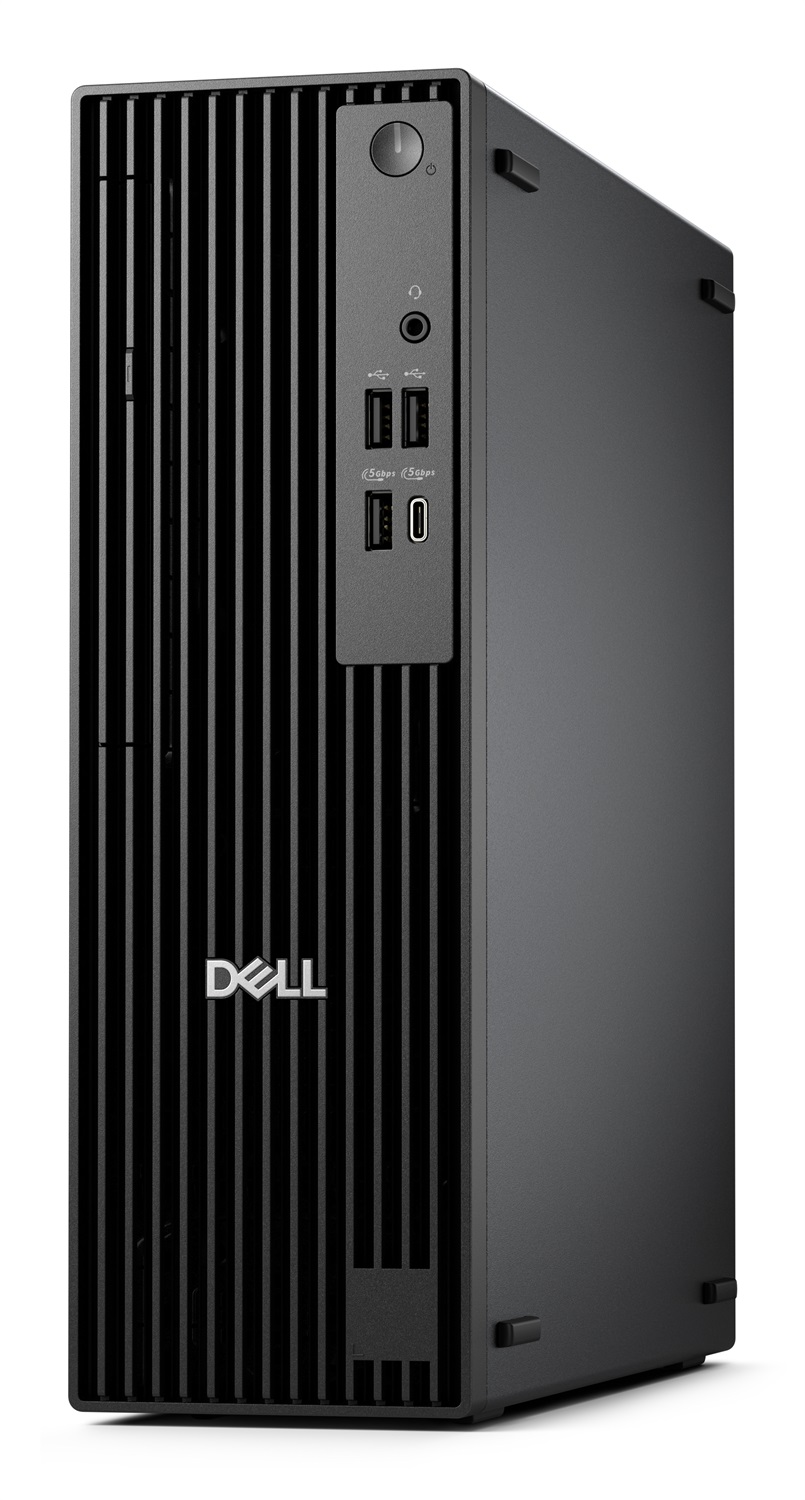 DELL Pro QCS1250 - PC Desktop Slim Nero con Intel Core Ultra 7 265, 16 GB RAM DDR5 e 512 GB SSD, Windows 11 Pro