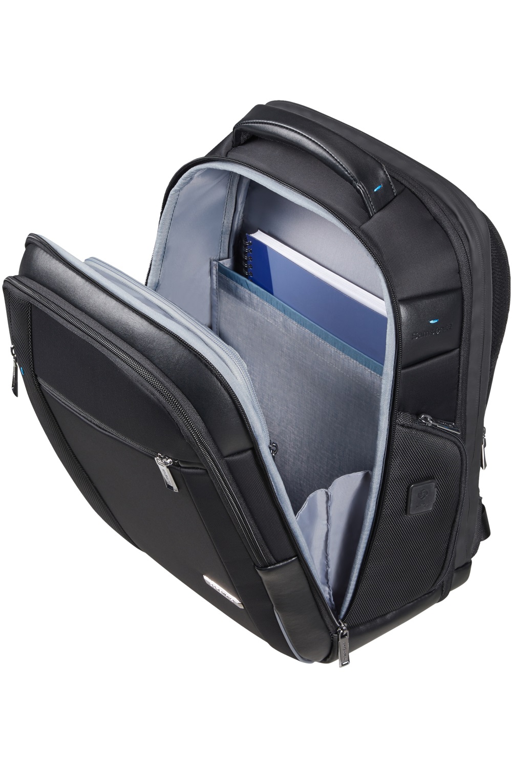 Samsonite Spectrolite 3.0 Zaino Nero Espandibile per PC 15.6 con Porta USB e Organizzazione Interna