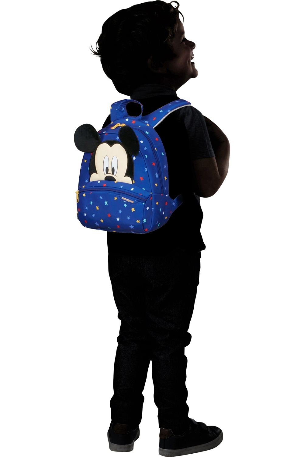 Samsonite Disney Ultimate 2.0 Zaino Bambini Mickey Stars - 23,5x13,5x28,5 cm, 5L, Poliestere, Ergonomico