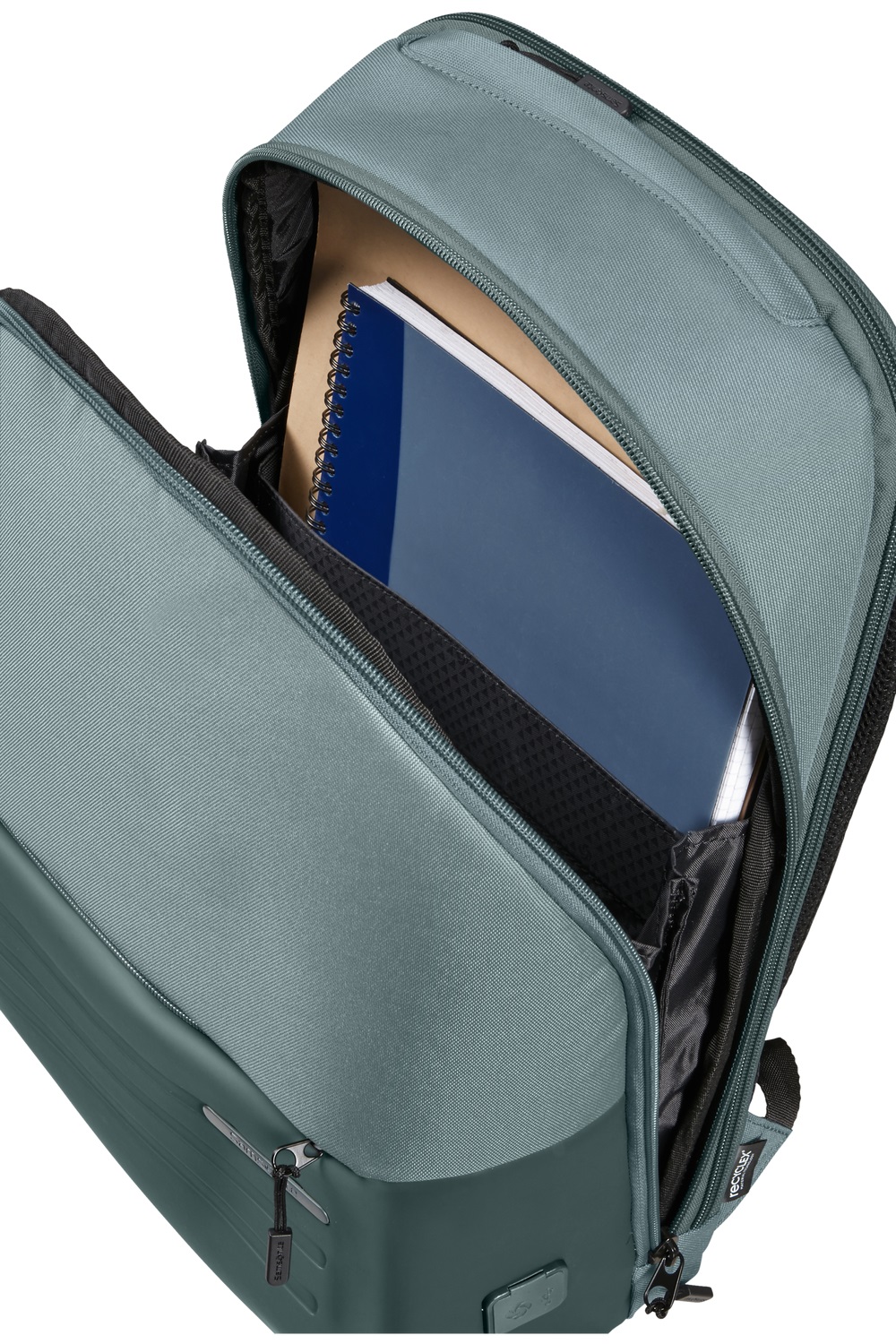 Samsonite Stackd Biz - Zaino unisex Verde foresta per laptop fino a 14,1