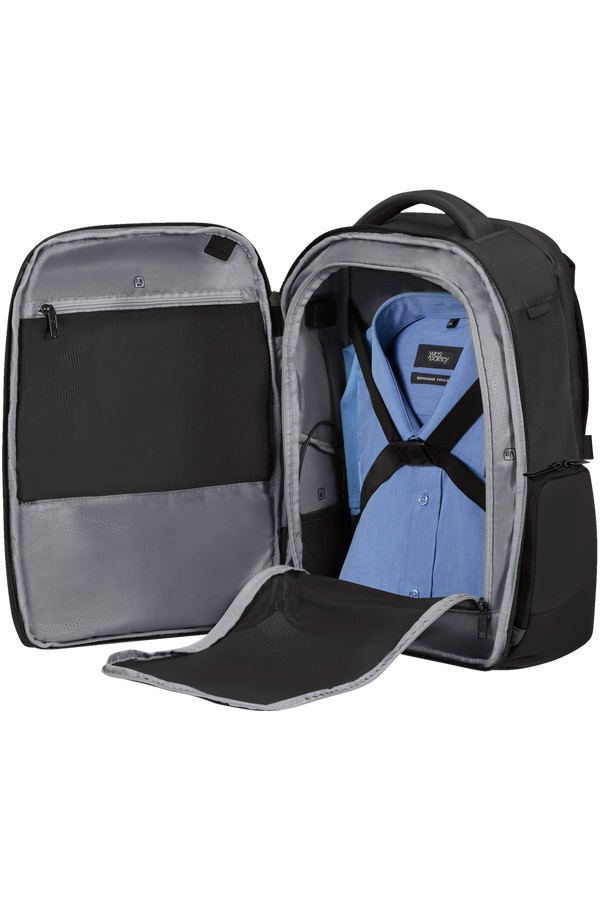 Samsonite BIZ2GO Zaino Porta PC Nero 44 x 33 x 20 cm - Poliestere Riciclato, per PC fino a 15.6