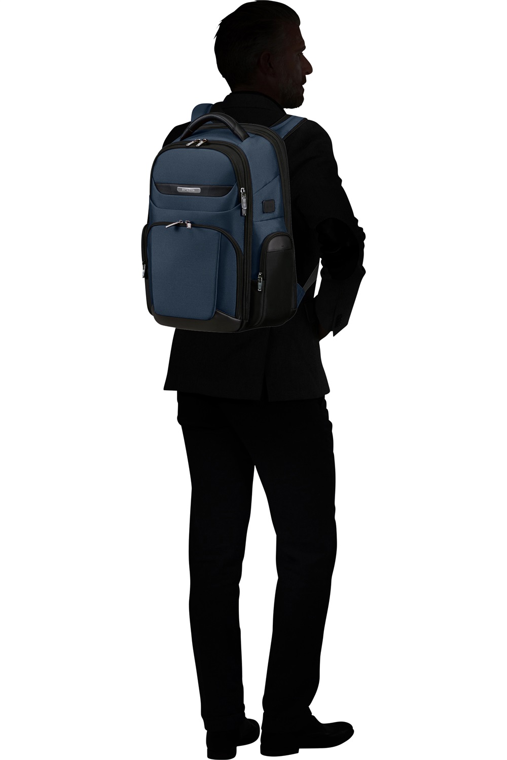 Samsonite Pro-DLX 6 Zaino Espandibile Blu Nylon per PC fino a 15.6