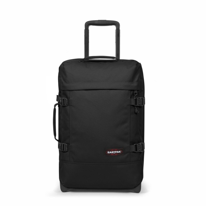 Eastpak Tranverz S Trolley Nero 42 L - Doppio Scomparto, Lucchetto TSA, Cinghie di Compressione