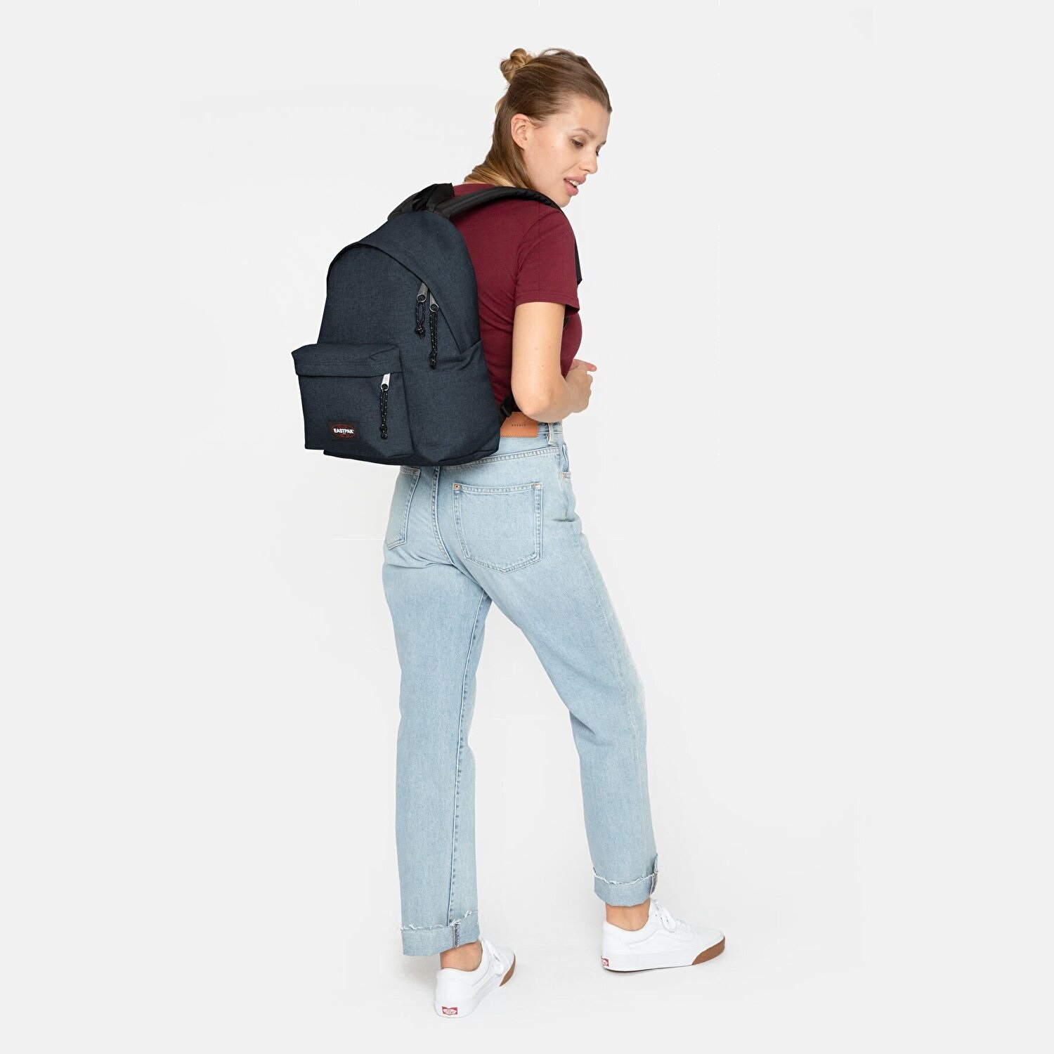 Eastpak Padded Pak'r Zaino Triple Denim 24 L - 100% Poliestere, Scomparto Principale con Tasca Frontale, Schienale Imbottito e Spallacci Regolabili