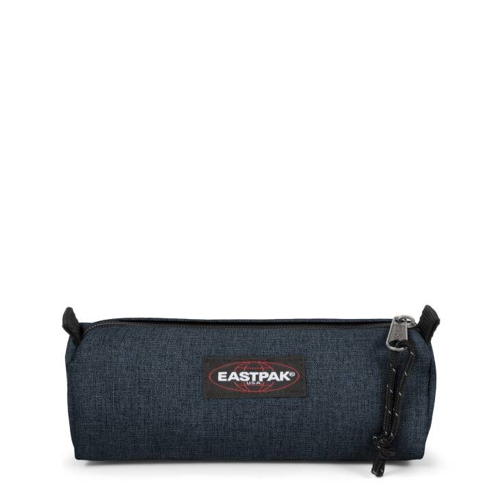 Eastpak Benchmark Single Astuccio Triple Denim - 20,5x7,5x6 cm, Poliestere Idrorepellente