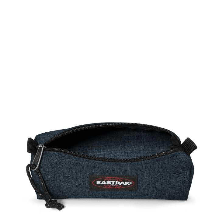 Eastpak Benchmark Single Astuccio Triple Denim - 20,5x7,5x6 cm, Poliestere Idrorepellente