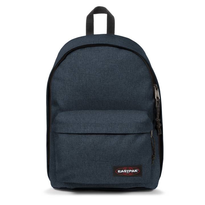 Eastpak Out Of Office Zaino 27 L Triple Denim - Schienale Imbottito, Spallacci Regolabili, Tessuto Idrorepellente