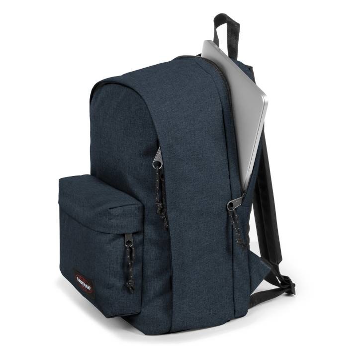 Eastpak BACK TO WORK Zaino 27 L - Triple Denim (Blu) con Due Scomparti, Tasca Imbottita per Laptop e Spallacci Imbottiti