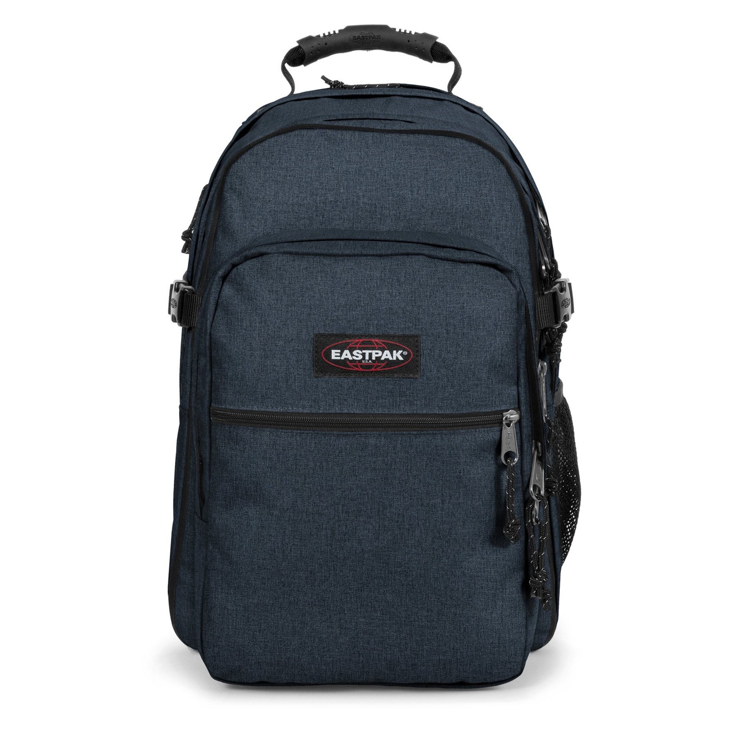 Eastpak TUTOR Zaino 39 L - Triple Denim (Blu) con Due Scomparti, Tasca Frontale e Custodia Imbottita per Laptop da 15 Pollici