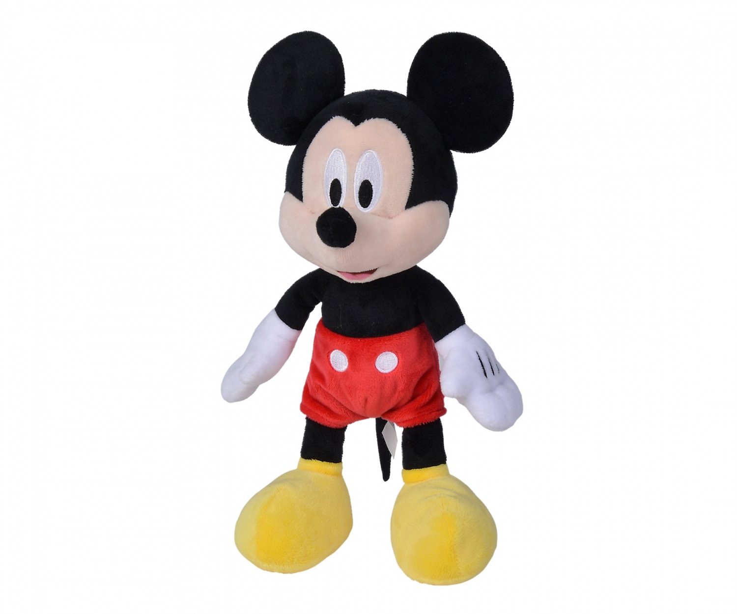 Simba - Peluche Topolino Mickey Mouse 25 cm in morbido peluche, adatto a bambini da 0 mesi, licenza ufficiale Disney