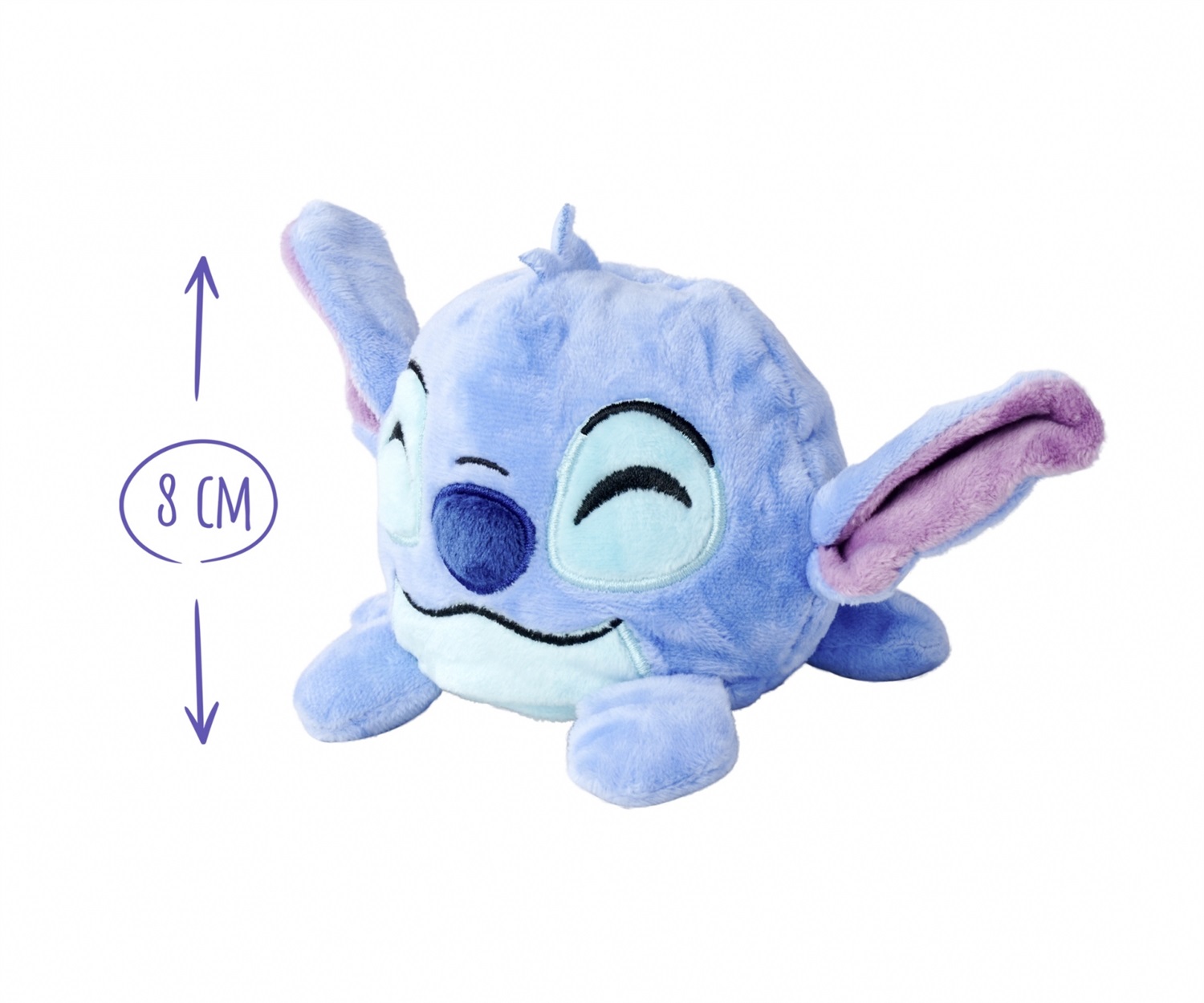 Simba Toys Peluche Reversibile Stitch Disney 8 cm - Due Volti per Bambini da 0 Mesi