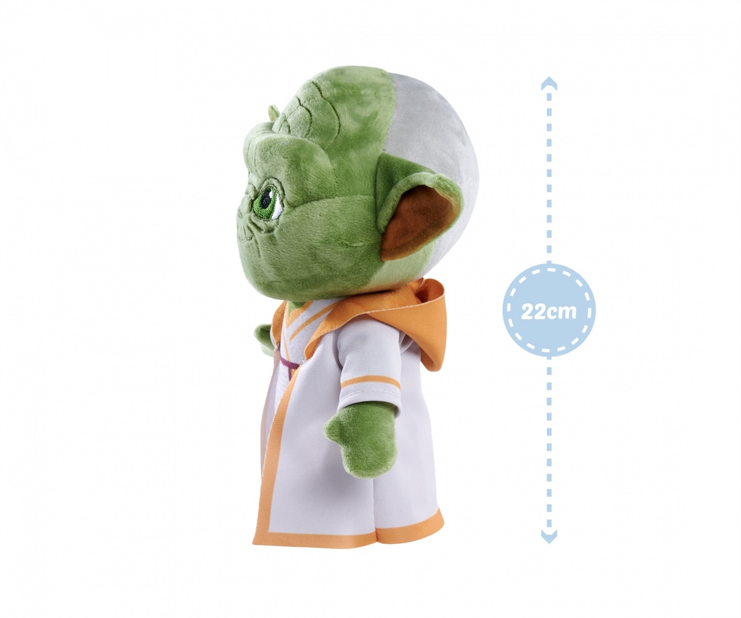 Simba Peluche Master Yoda 25 cm - Disney Star Wars Young Jedi Adventures, Morbido e Adatto a Bambini da 0 Anni