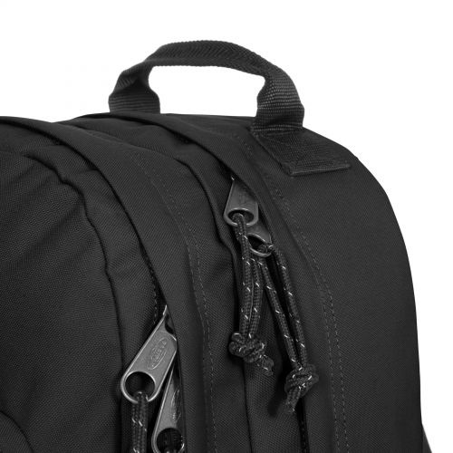 Eastpak Morius Zaino Casual Nero in Poliestere con Scomparti Multipli e Imbottitura per Laptop