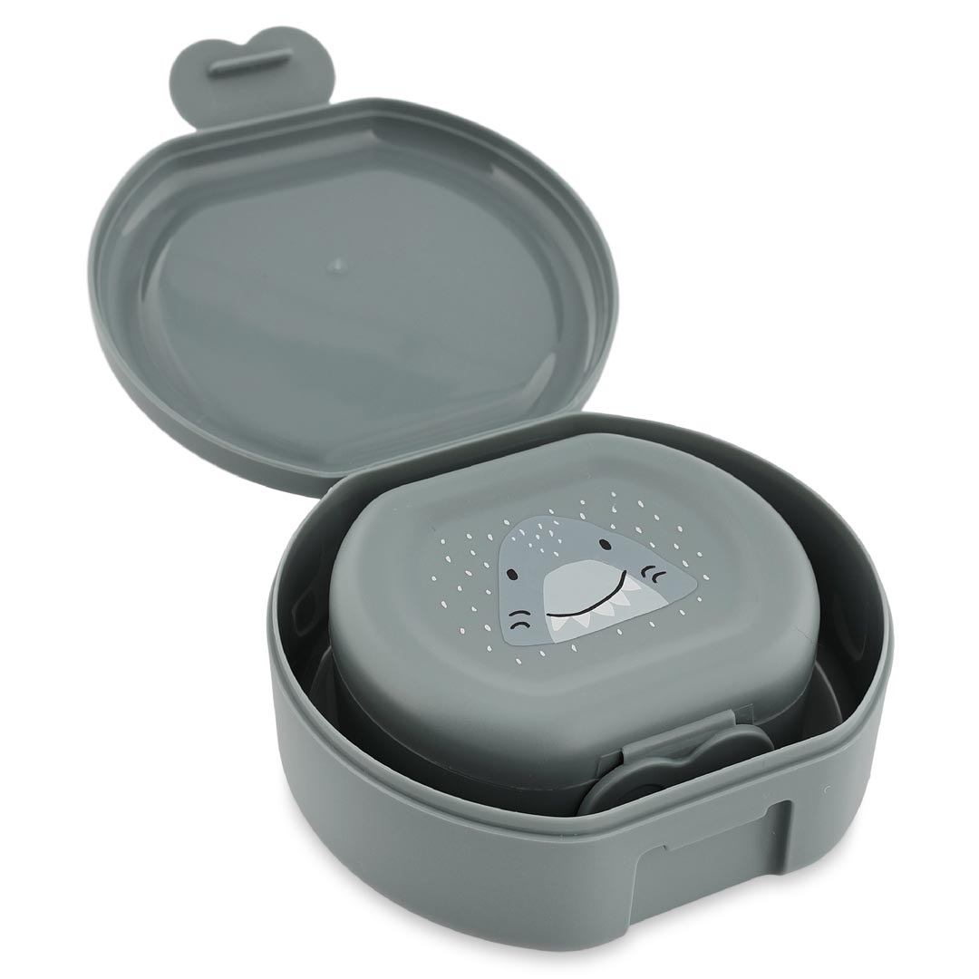 Trixie Snackbox Colorata con Clip - Set da 2 Contenitori per Snack per Bambini