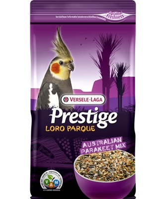 Versele-Laga Loro Parque Australian Parakeet Mix - Cibo per Pappagalli Australiani 1 kg con Semi di Alta Qualità e Pellet Arricchiti