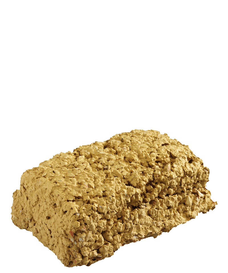 Versele-Laga Clay Bloc Amazon River 550 g - Cubo di Argilla Minerale per Pappagalli e Parrocchetti, Favorisce Digestione e Ossa Forti