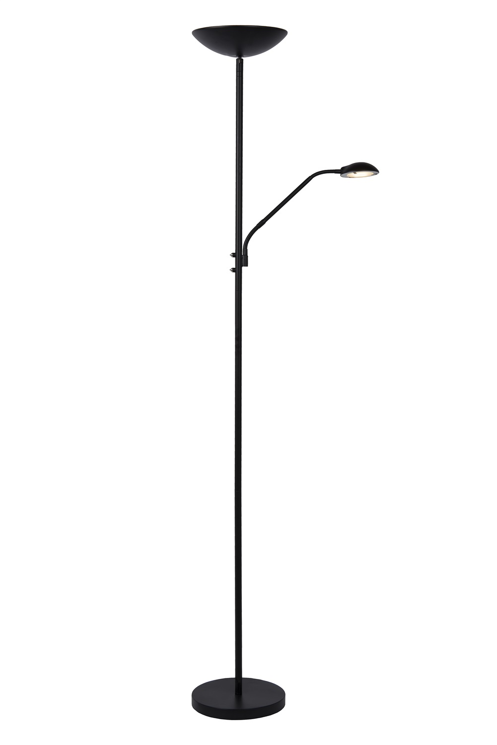 Lucide ZENITH Proiettore a Soffitto LED Dimmerabile con Braccio Lampada da Lettura Flessibile in Metallo