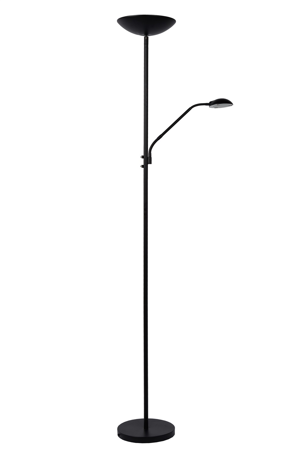 Lucide ZENITH Proiettore a Soffitto LED Dimmerabile con Braccio Lampada da Lettura Flessibile in Metallo