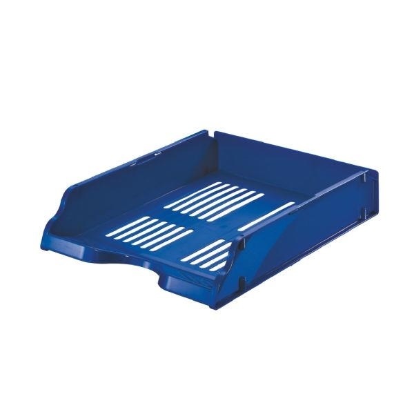 Esselte Vaschetta Portacorrispondenza TRANSIT - Blu - Polistirene 100% Riciclabile - 26 x 33,6 x 7,6 cm