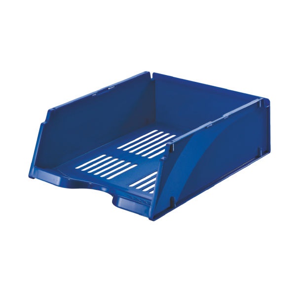 Esselte Vaschetta Portacorrispondenza TRANSIT JUMBO - Blu - 26,8 x 33,8 x 11,5 cm - Polistirene ad Alta Resistenza