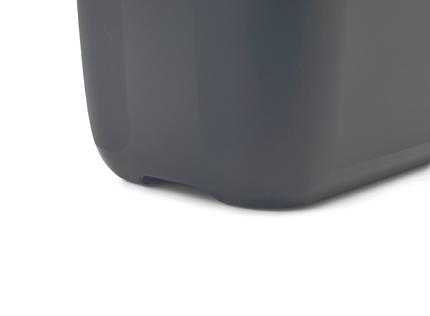 Savic Hop In Toilette per Gatti con Ingresso dall'Alto - Grigio, Bianco, Antracite, Design con Coperchio a Ribalta