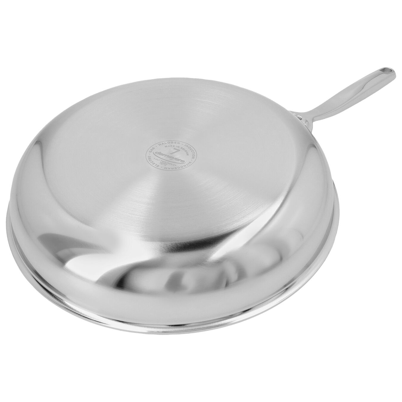 Demeyere 40850-950-0 Padella Multiline 7 - 28 cm, Acciaio Inossidabile 18/10, Multiuso, Compatibile con Gas e Induzione