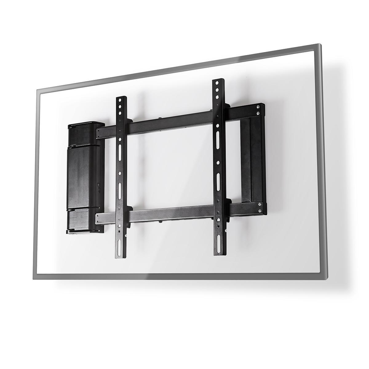 Nedis Supporto TV Motorizzato Nero 32-60'' (80-152 cm) - Max 40 kg, Ruotabile 90°, Controllo Remoto