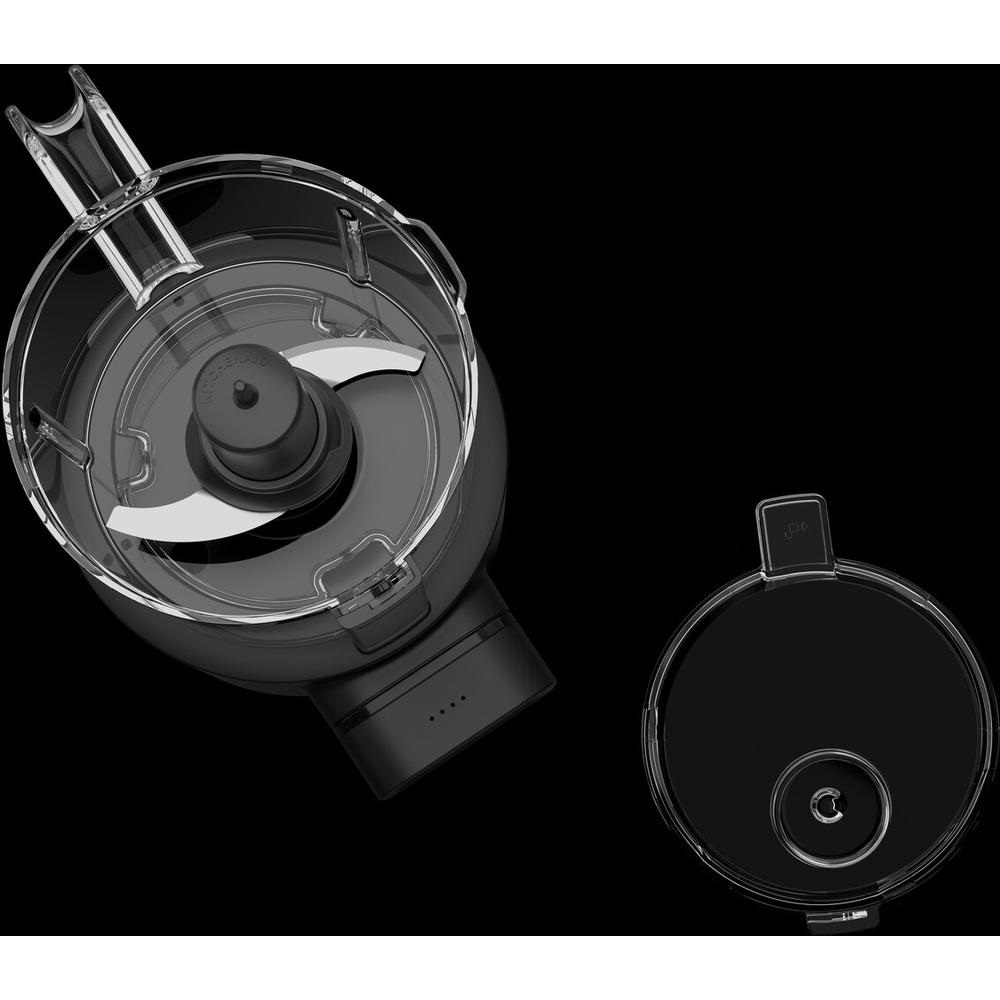 KitchenAid Tritatutto Senza Fili Go Cordless con Batteria Rimovibile 12V, Ciotola da 1,18L, 2 Velocità e Lama in Acciaio Inox