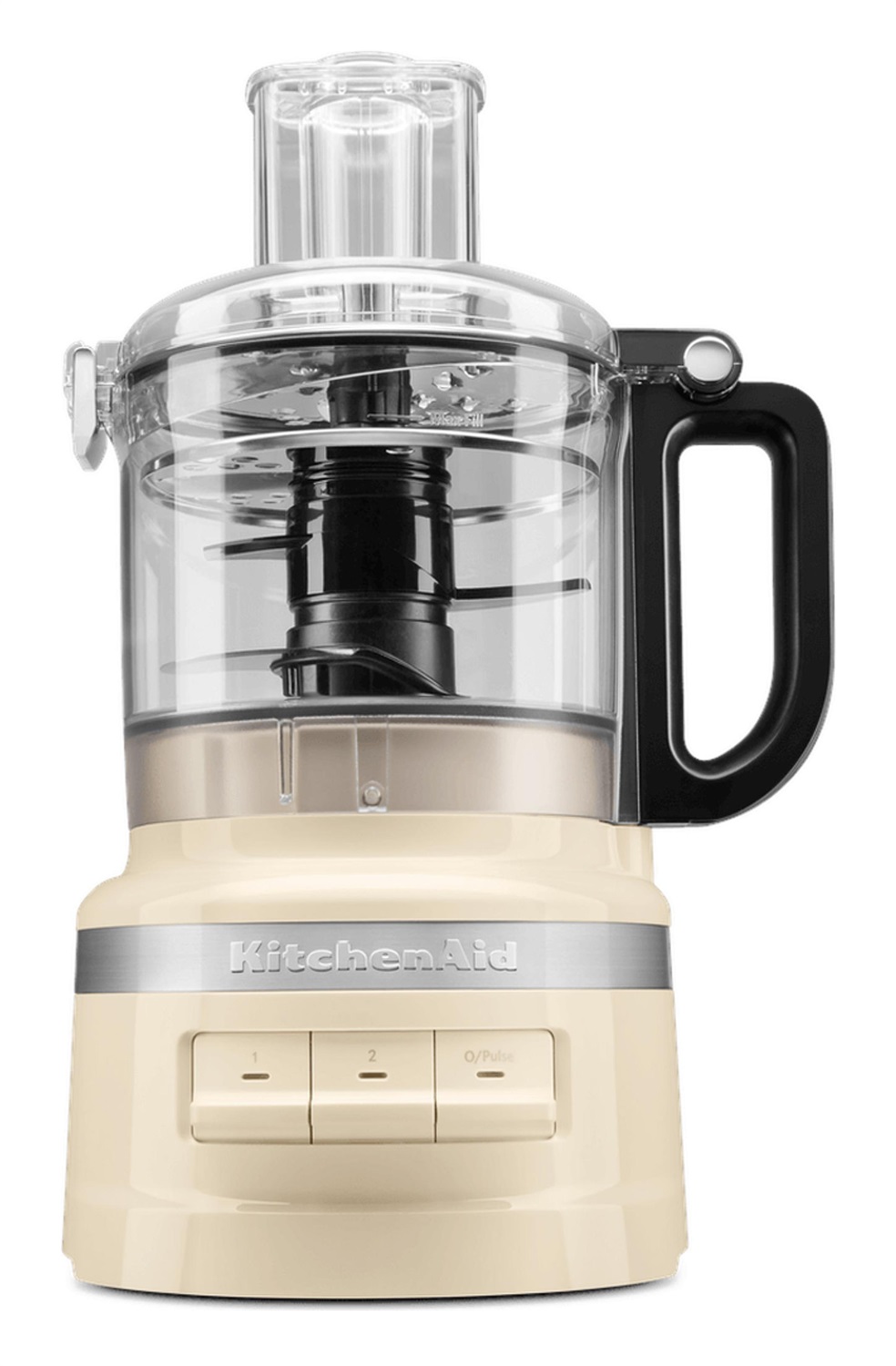 KitchenAid 5KFP0719EAC Robot da Cucina 250 W, Capacità 1,7 L, Colore Crema, Funzioni di Taglio, Affettatura e Impasto