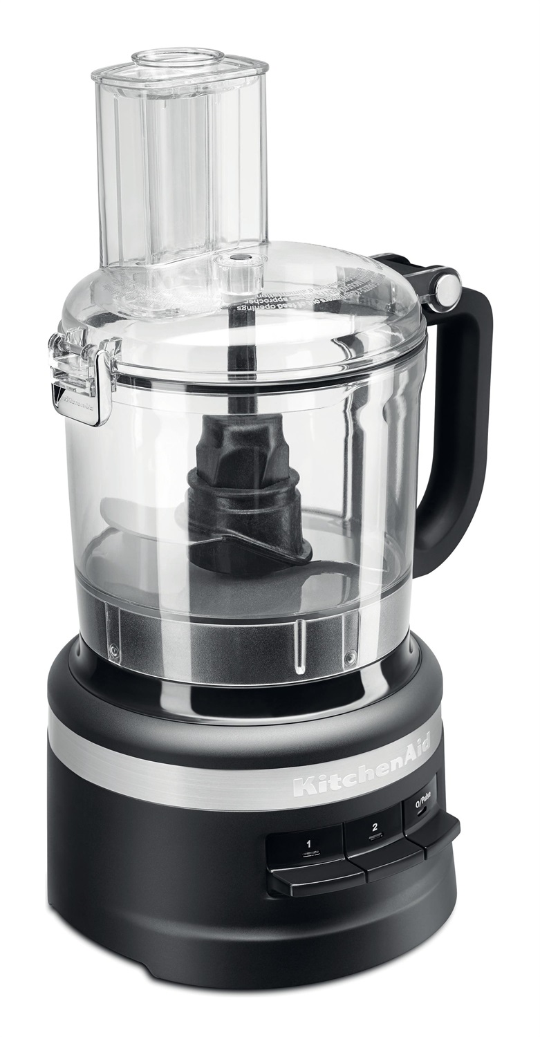 KitchenAid 5KFP0719EBM Robot da Cucina 250 W 1,7 L Nero - Multifunzione con Lama in Acciaio e 3 Velocità