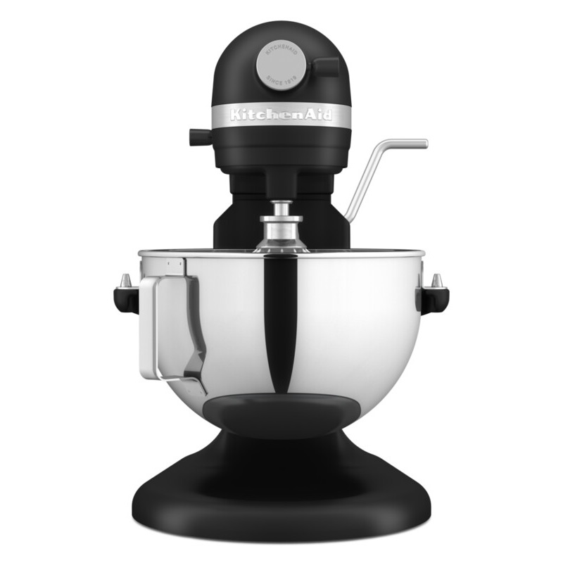 KitchenAid HEAVY DUTY - Robot da cucina con ciotola sollevabile da 5,2 L in metallo - Nero opaco