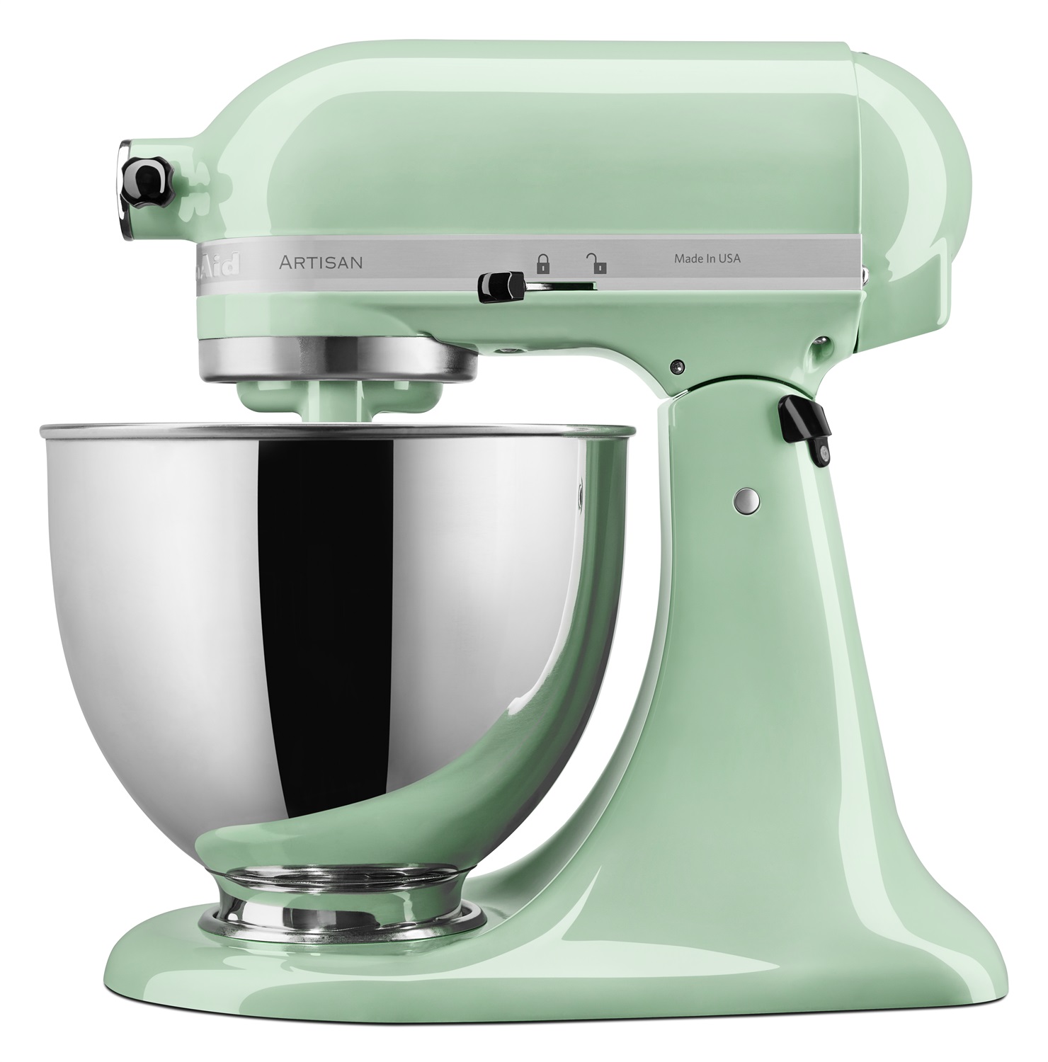 KitchenAid 5KSM125EPT Planetaria Pistacchio - Robot da Cucina 4,8 L con Testa Recline e 300 W