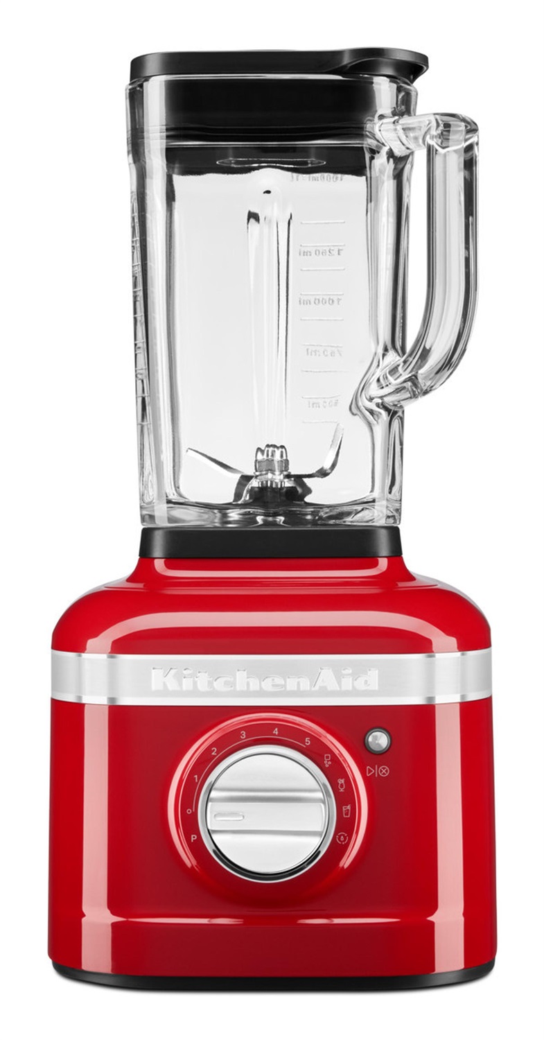 KitchenAid K400 Frullatore da tavolo 1,4 L 1200 W Rosso mela metallizzato con Funzione PULSE e Tritaghiaccio