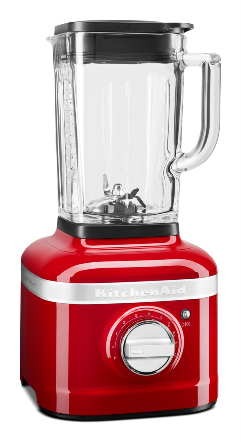 KitchenAid K400 Frullatore da tavolo 1,4 L 1200 W Rosso mela metallizzato con Funzione PULSE e Tritaghiaccio