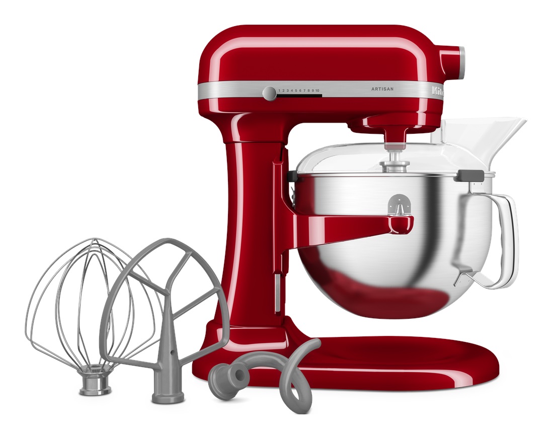 KitchenAid 5KSM60SPXEER Planetaria con ciotola sollevabile 325 W Rosso - 5,6 L, 11 velocità, acciaio inox
