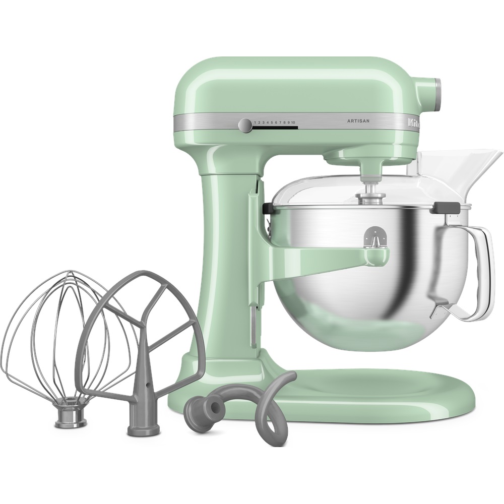 KitchenAid Artisan 5KSM60SPX Pistacchio - Planetaria 325W con ciotola estraibile in acciaio inox, 5.6L, 11 velocità